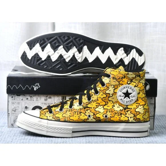 New! Size: 9.5 Men/11.5 Women | Converse Chuck 70 Hi Peanuts Woodstock | A01871C - Picture 6 of 16